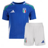 Camisa de time de futebol Itália Replicas 1º Equipamento Infantil Europeu 2024 Manga Curta (+ Calças curtas)